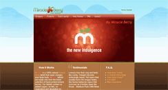Desktop Screenshot of mymiracleberry.com